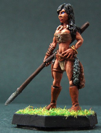 Woman With Spear