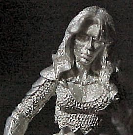 Chick in Chain Mail (close-up)