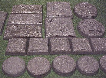 some of the different sizes available in the Basic Terrain texture