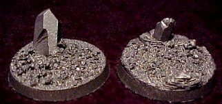 Two Round 40mm Crystal Bases come in each pack