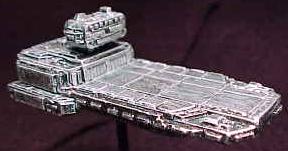 front quarter view of model, as assembled and painted by the Editor