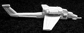 side view of assembled, primed model