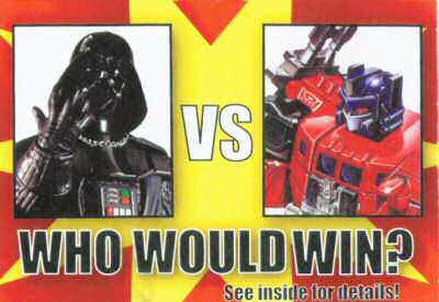 Star Wars vs Transformers - who will win?
