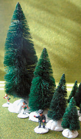Trees with 28mm scale figures