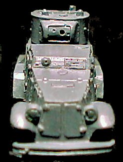 Front view, showing the holes where the machineguns would go