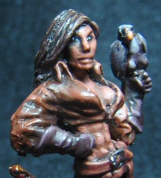 Brunette pirate (close-up)