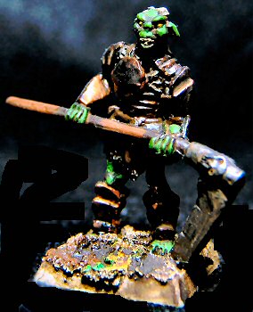 Orc with halberd