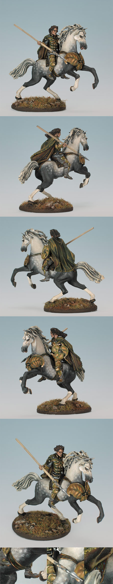 The finished mounted figure