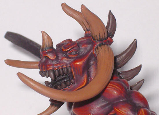 Horns painted Bestial Brown