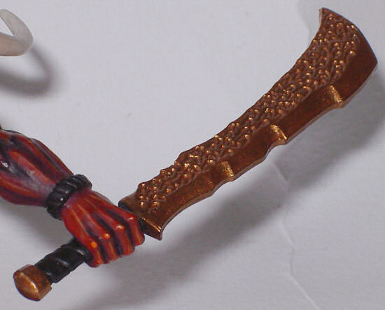 Sword is painted Dwarf Bronze