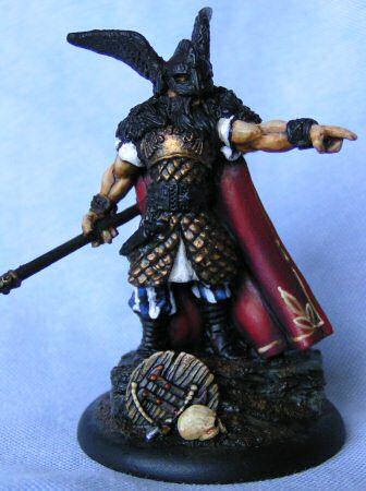 Odin with painted cloak