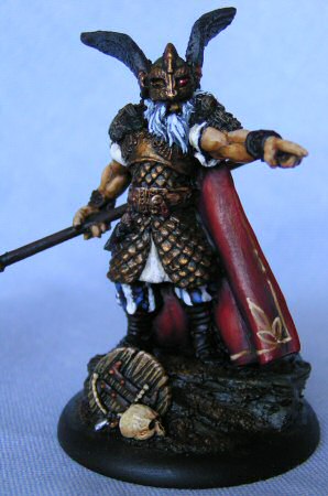 Odin with details painted