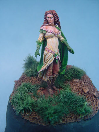 Wood Elf Noble Lady in Travelling Clothes