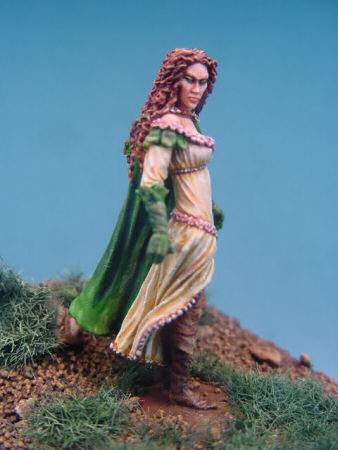 Wood Elf Noble Lady in Travelling Clothes