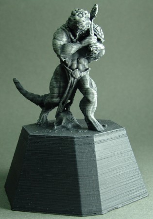 Lizardfolk statue