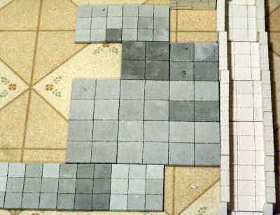 Black-colored tiles (top), uncolored tiles (right), and gray-colored tiles