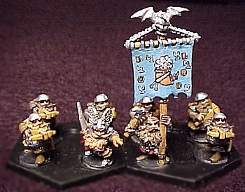 figures posed in Demonworld plastic bases