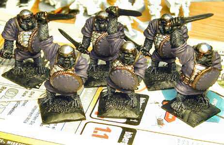 Six Legionaires with highlighted fur