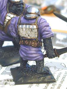 Legionaire with highlighted clothes (rear view)