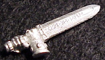 Sword part includes the Dwarf's right and left hands