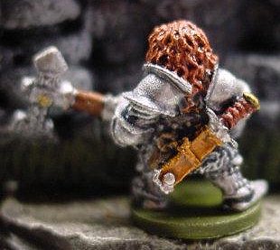 Rear view of the finished Dwarven general