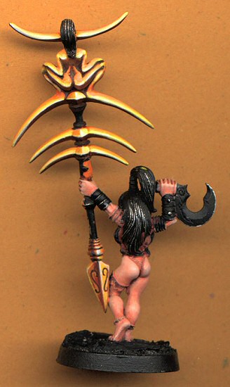 Totem done and skin tone in place (back view)