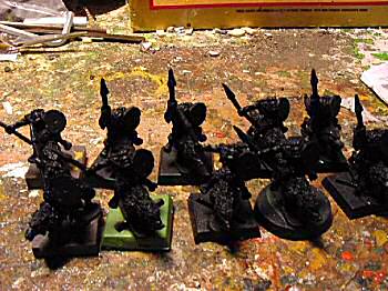 The Wolf Riders are primed black