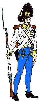 Austrian Grenadier as drawn by Bohdan Pirgatch