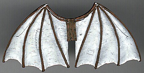 The painted wing structure of the Bat