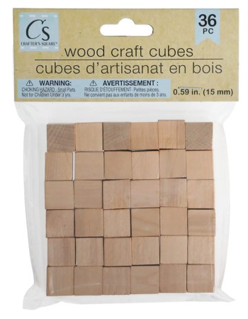 Wood Craft Cubes