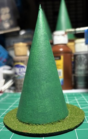 Paper Mache Mini Tree Cones