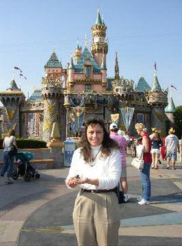 Randy's wife at Disneyworld