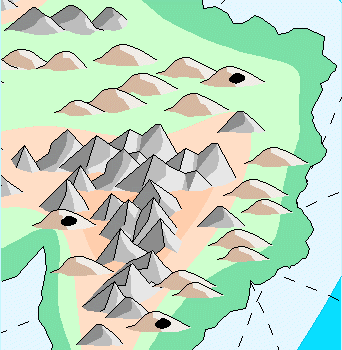 A mountain range