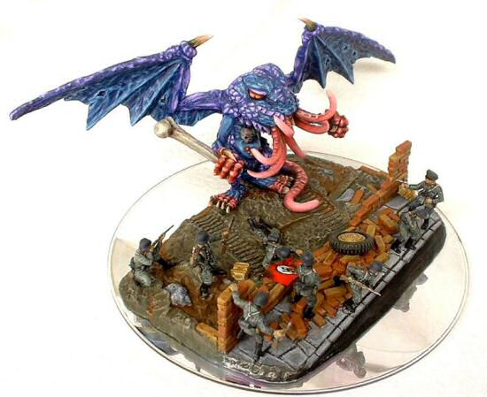 My first On-line Contest (2nd Place) for conversion and painting... The Lesser of Two Evils