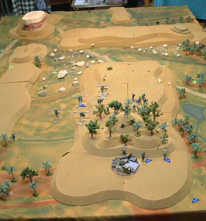 The battlefield before adding Big Trees