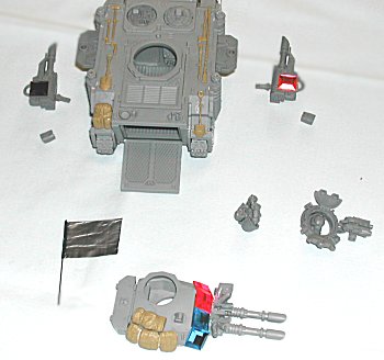 assembled components of the Predator