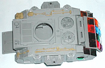 top view of assembled Predator, with turret removed