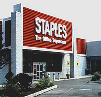 Staples business supply store