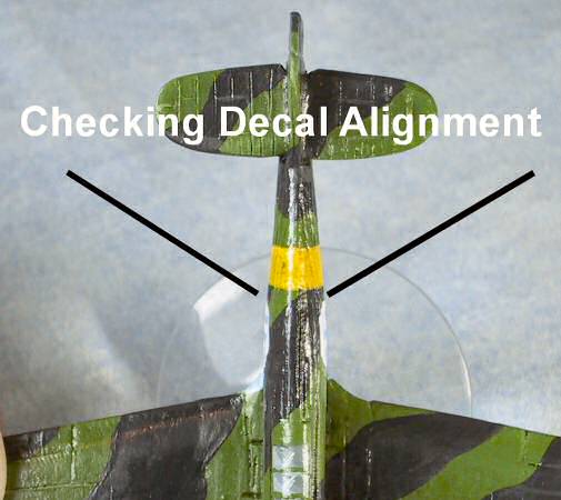 Checking decal alignment