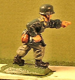 25mm scale German paratrooper, as painted by Miniatures of Chesapeake